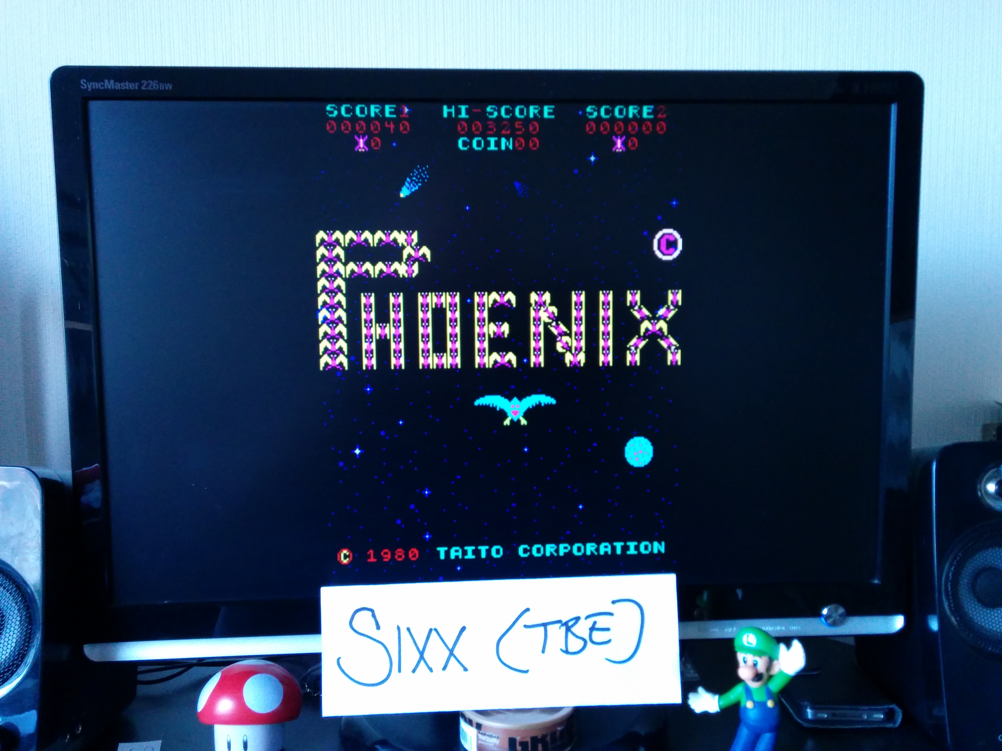Sixx: Phoenix (Arcade Emulated / M.A.M.E.) 3,250 points on 2014-04-13 12:16:10