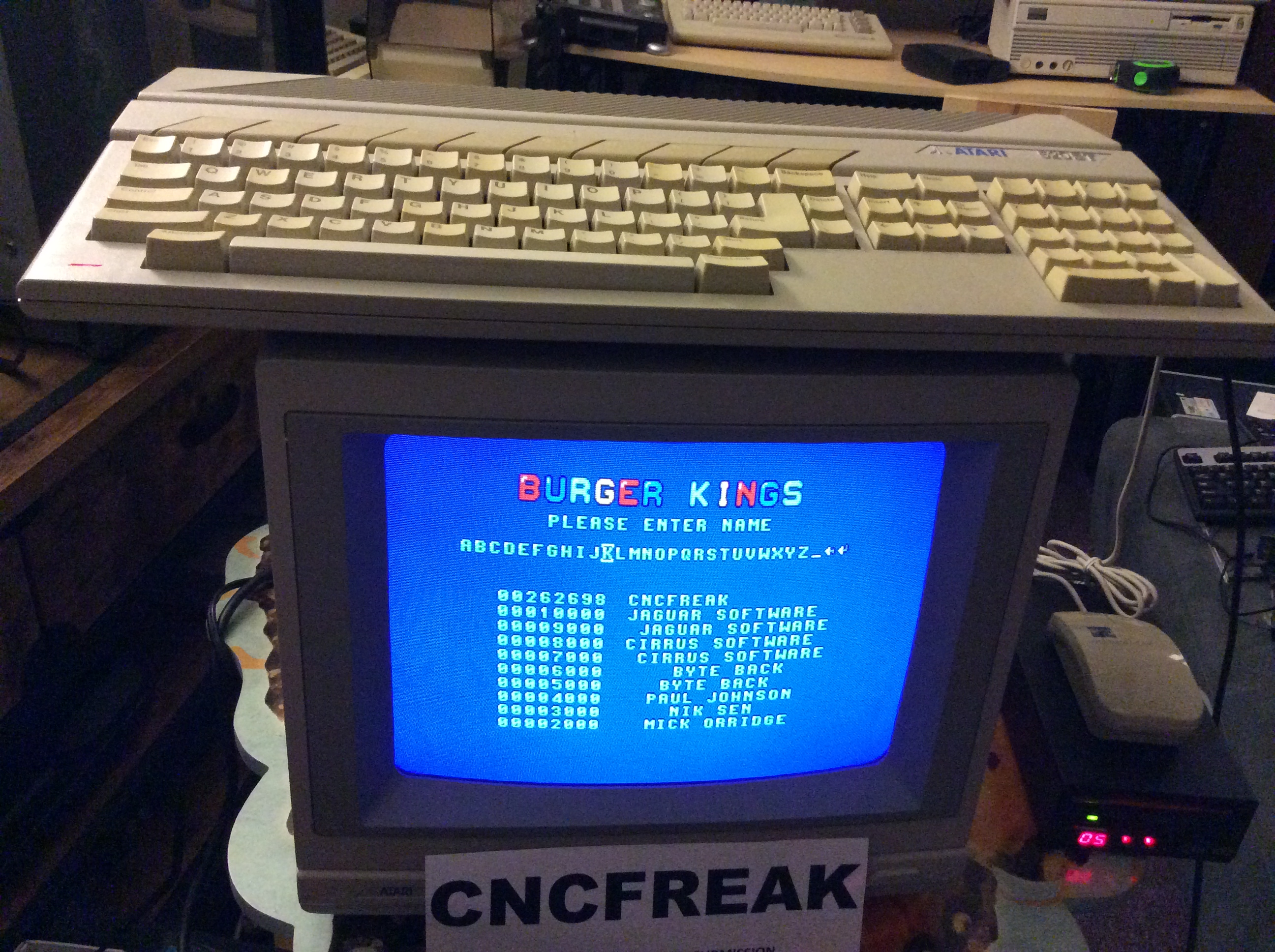 cncfreak: BurgerTime (Atari ST) 262,698 points on 2014-04-13 17:47:22
