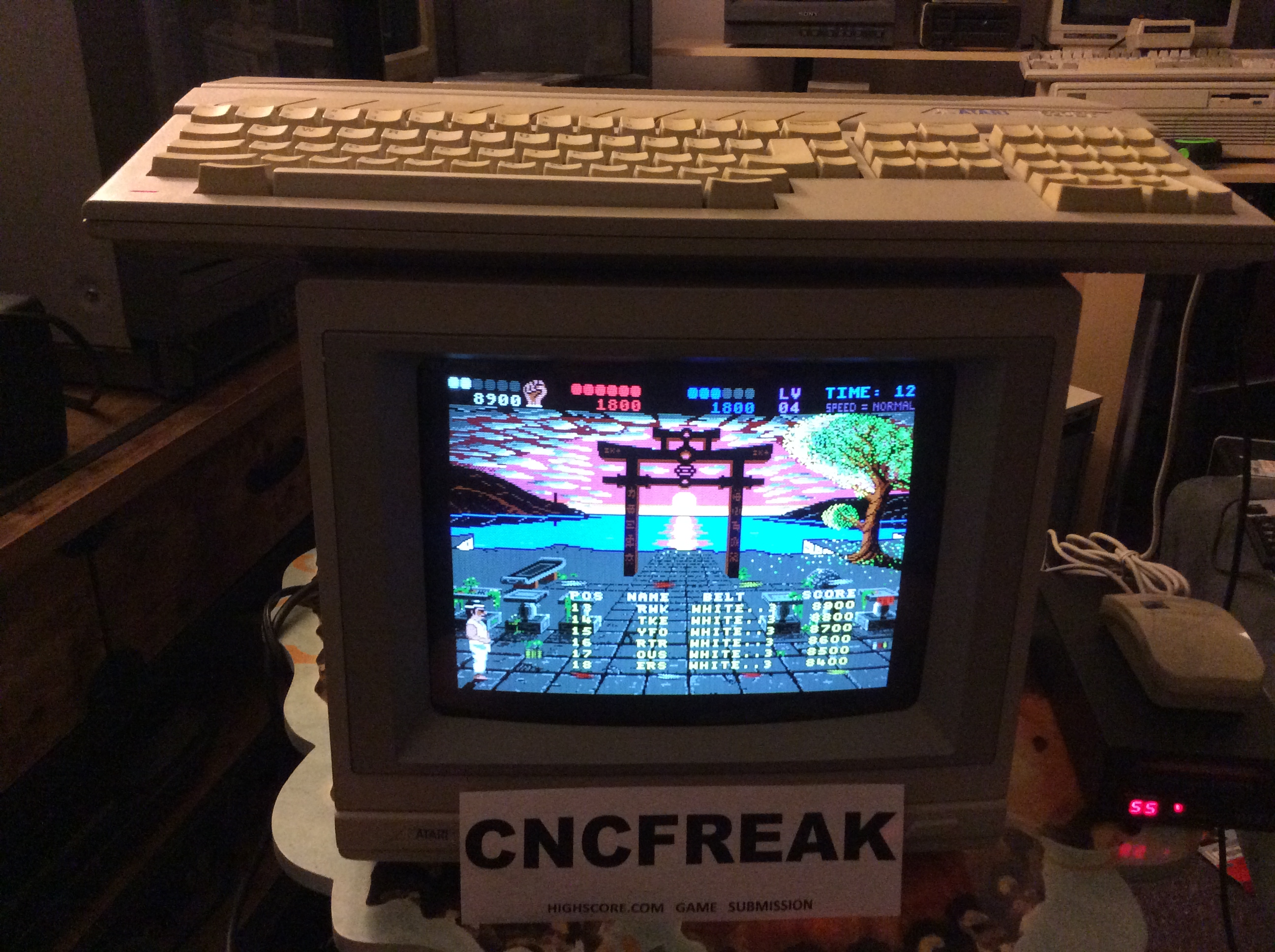 cncfreak: IK+ (Atari ST) 8,900 points on 2014-04-13 17:49:11
