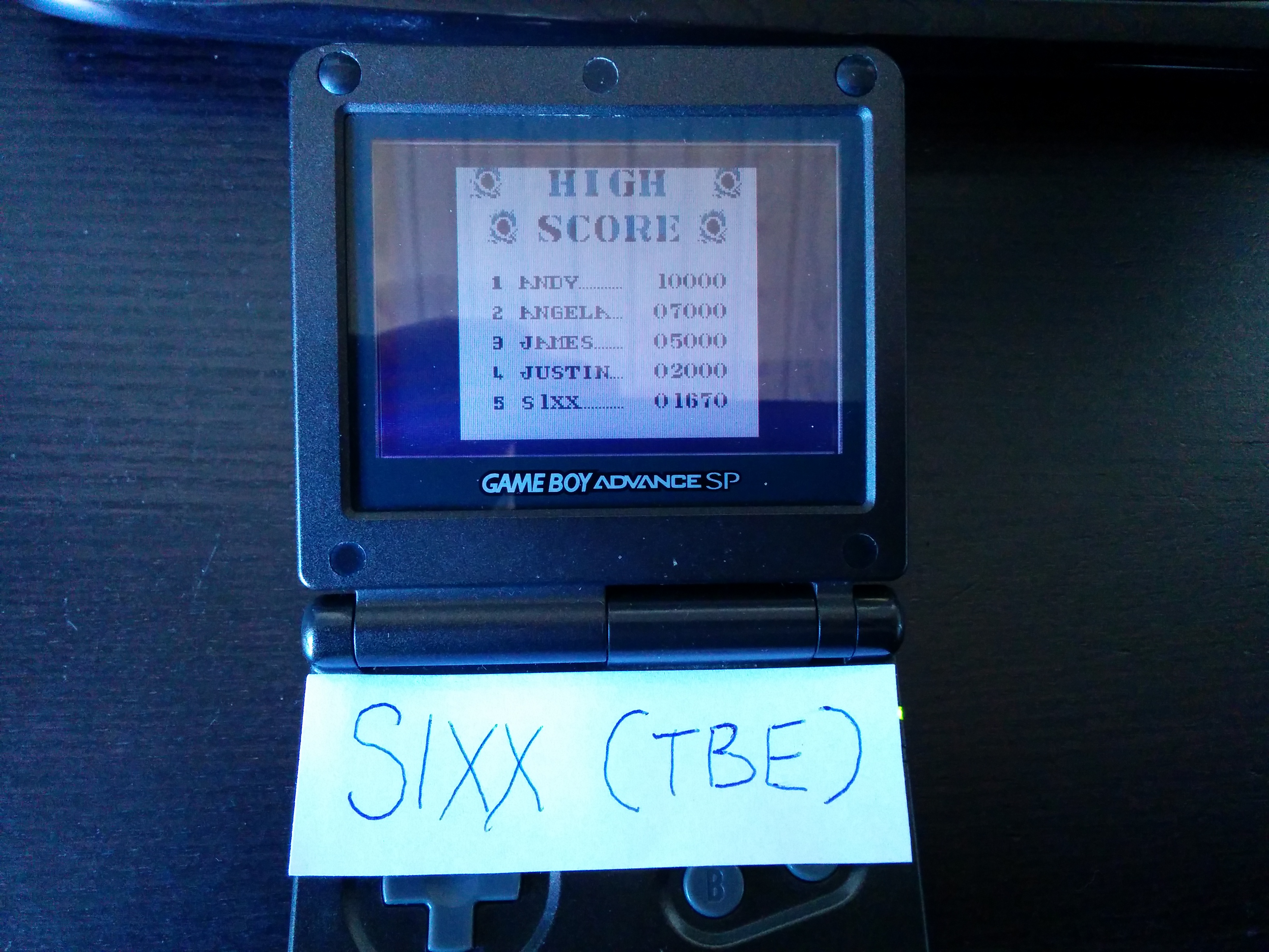 Sixx: Choplifter II (Game Boy) 1,670 points on 2014-04-14 06:04:28
