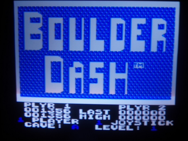 cncfreak: Boulder Dash (Commodore 64) 1,356 points on 2013-09-24 21:55:26