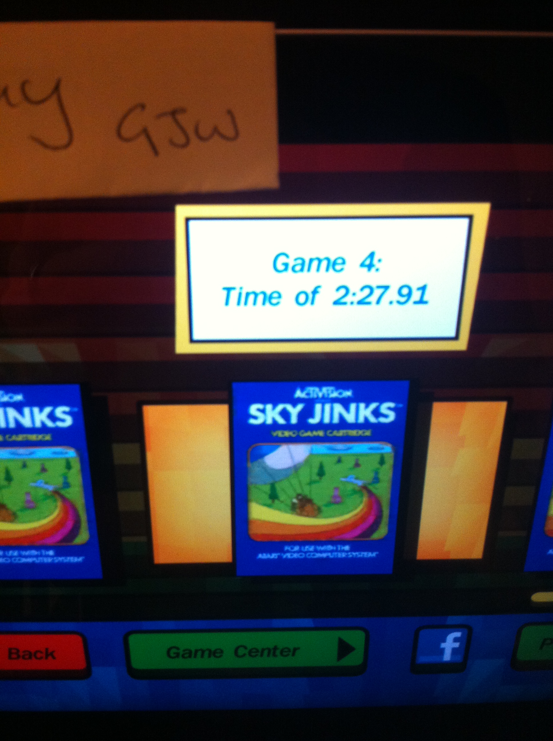 Activision Anthology: Sky Jinks [Game 4B] time of 0:02:27.91