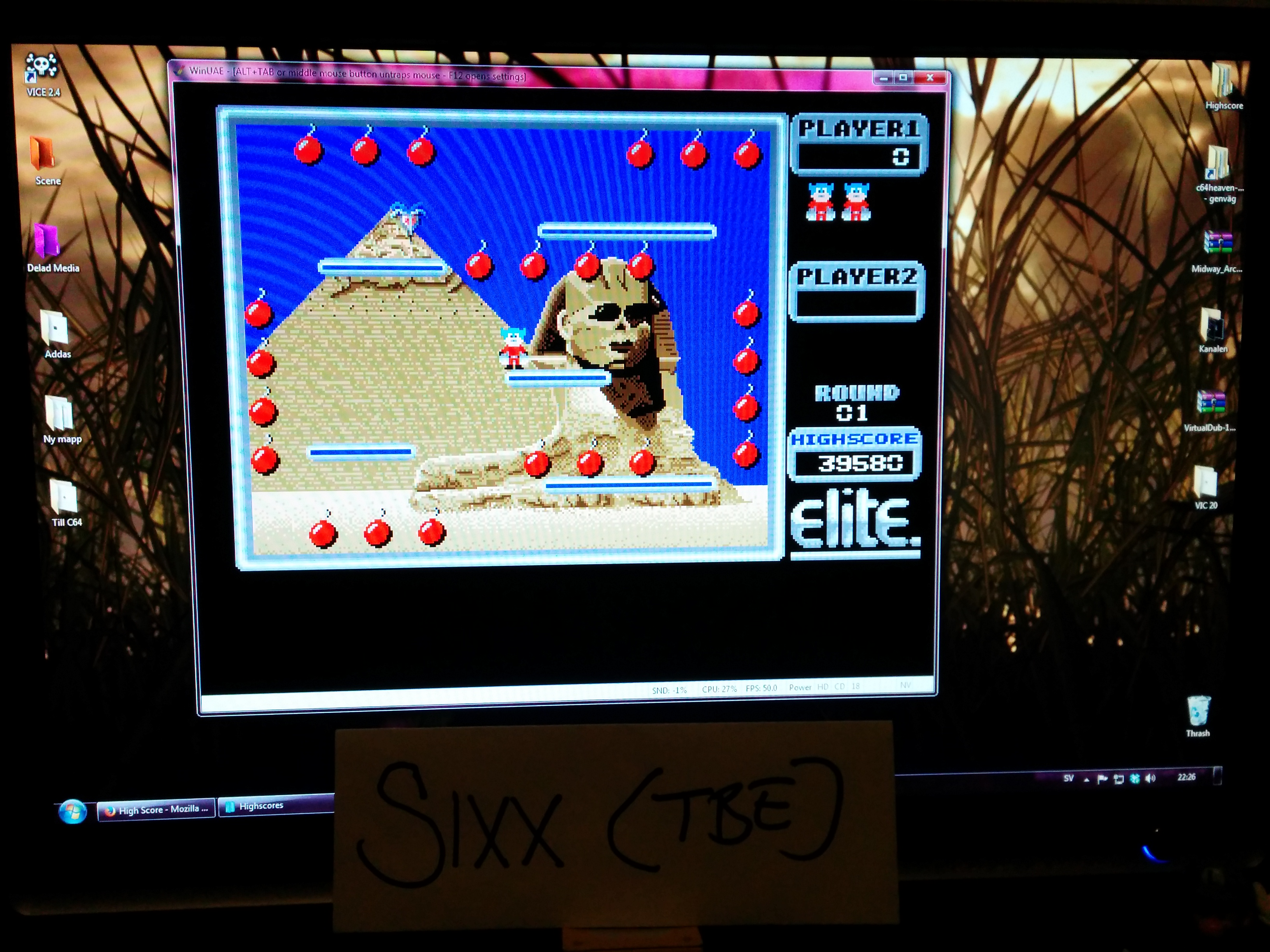 Sixx: Bomb Jack (Amiga Emulated) 39,580 points on 2014-04-16 14:27:43