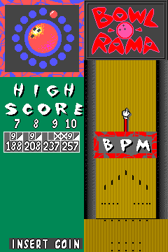 arenafoot: Bowl-O-Rama: Regulation Bowling (Arcade Emulated / M.A.M.E.) 258 points on 2014-04-19 22:01:51