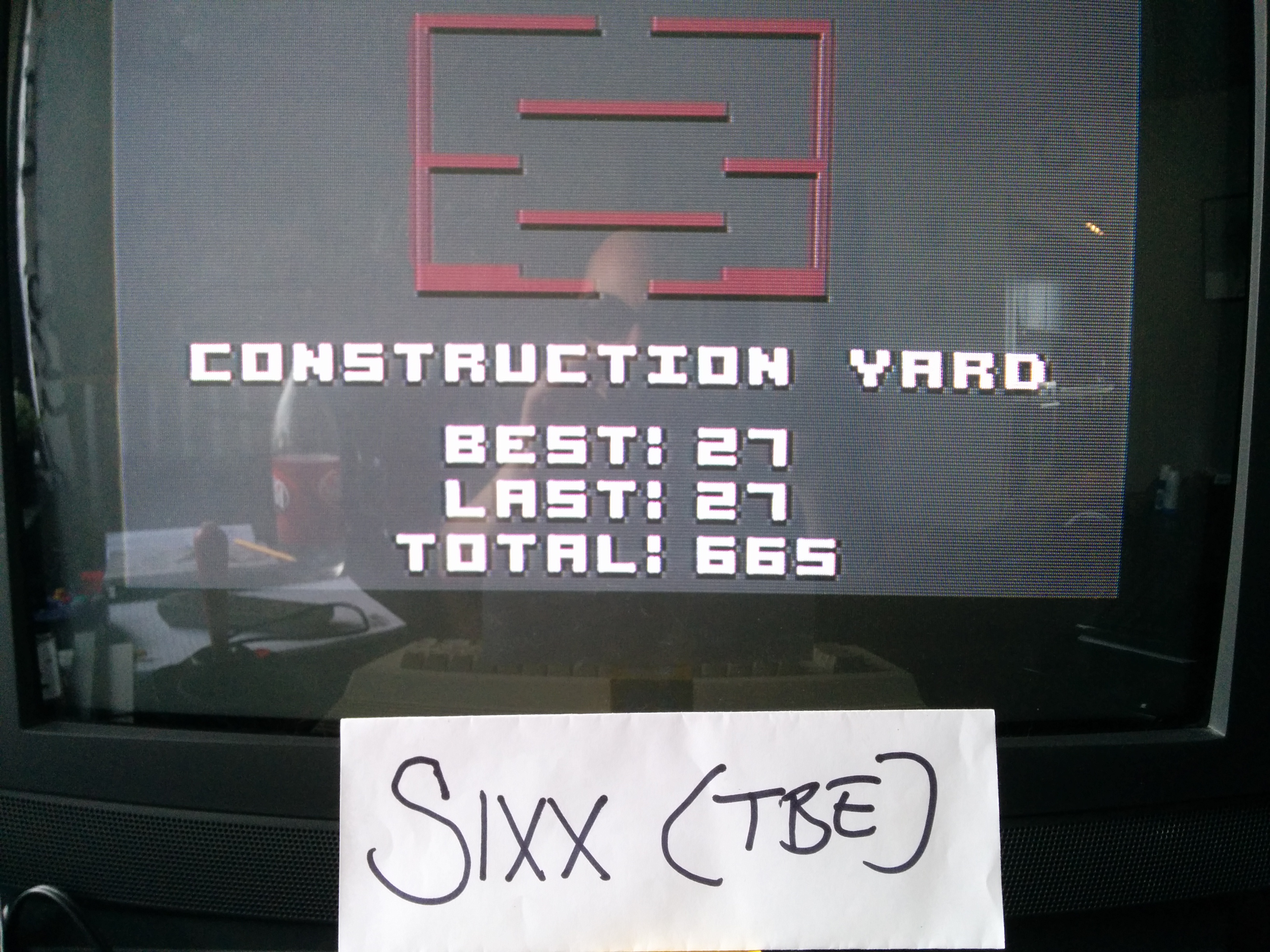 Sixx: Super Bread Box: Construction Yard (Commodore 64) 27 points on 2014-04-24 06:41:06