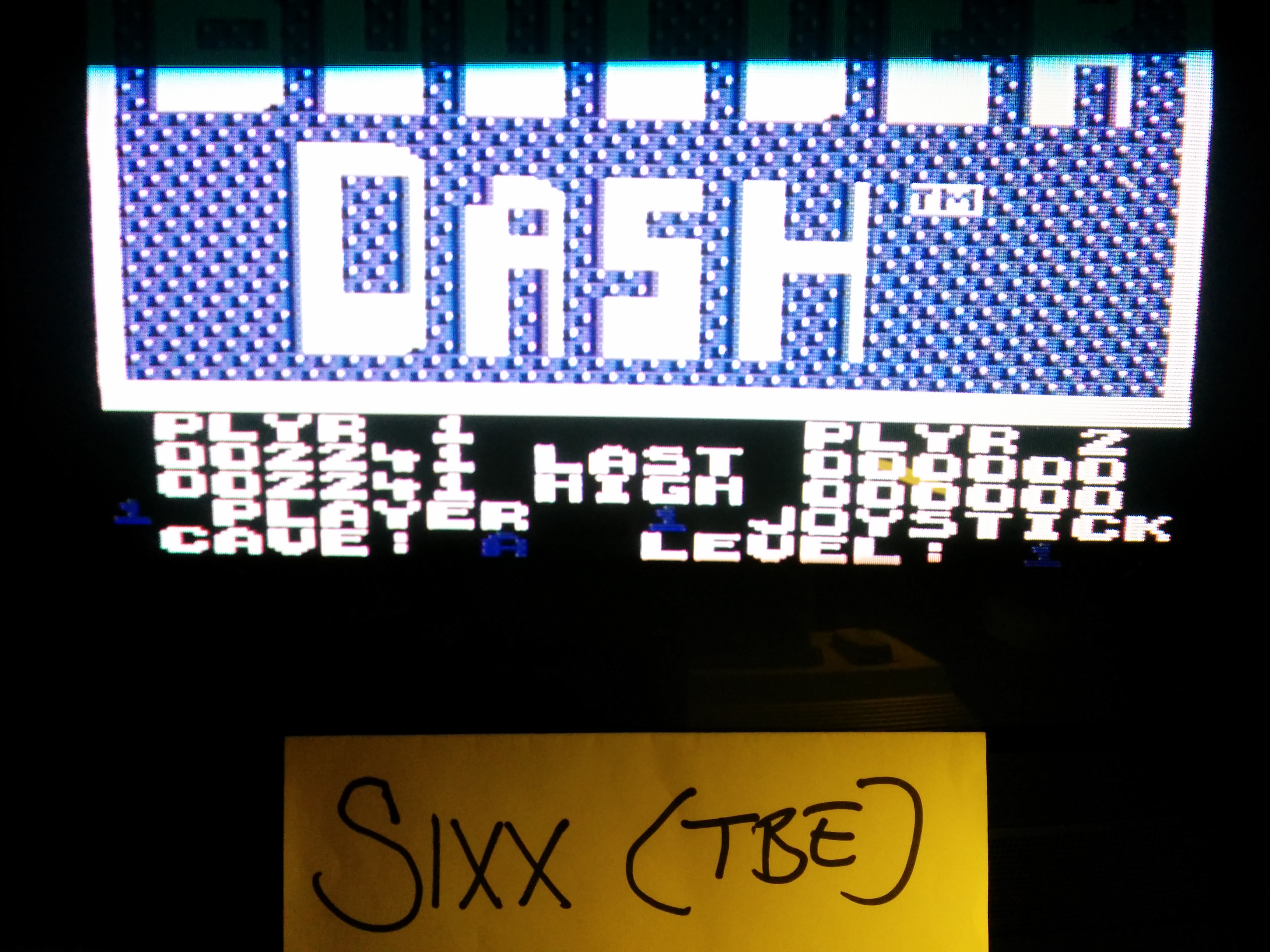 Sixx: Boulder Dash (Commodore 64) 2,241 points on 2014-04-24 15:43:56