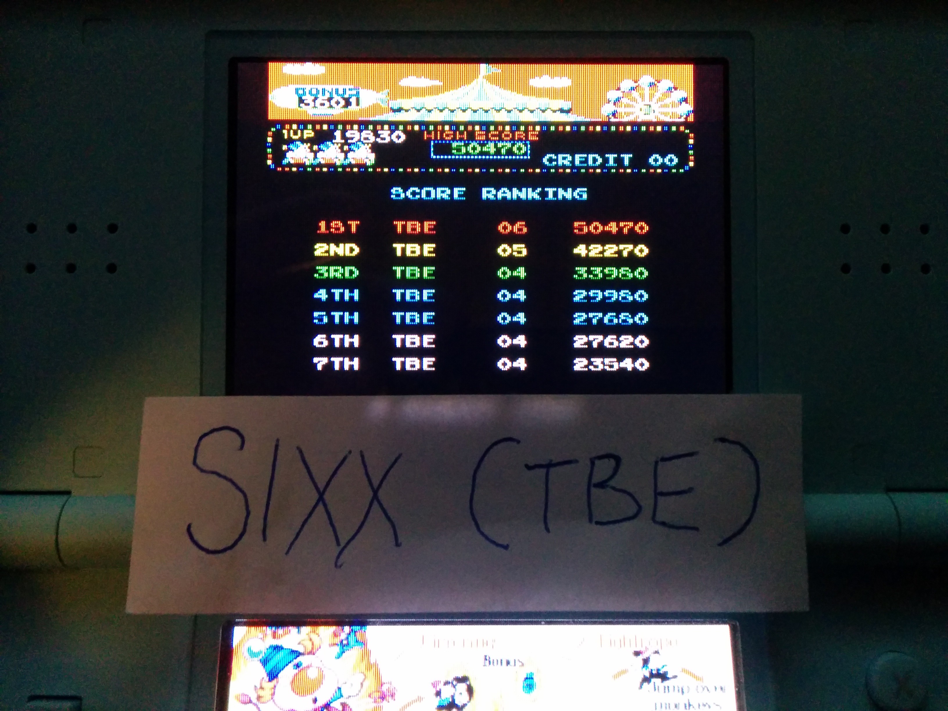Sixx: Konami Classics Series: Arcade Hits: Circus Charlie (Nintendo DS) 50,470 points on 2014-04-25 15:03:54