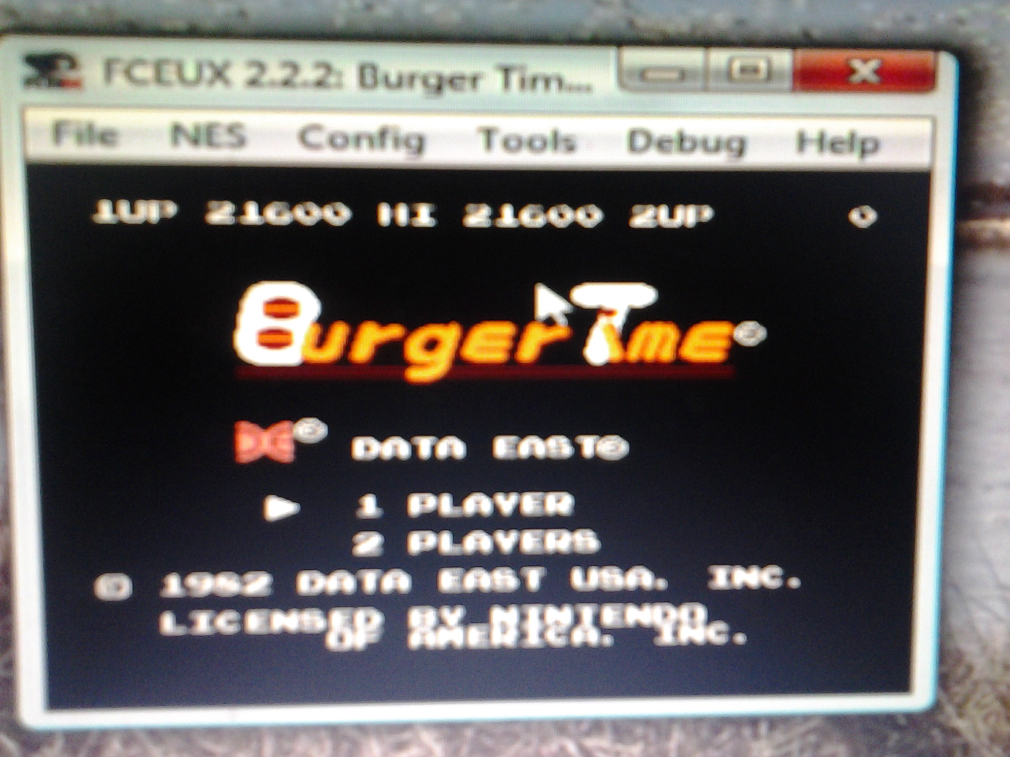MatthewFelix: BurgerTime (NES/Famicom Emulated) 21,600 points on 2014-04-27 14:39:13
