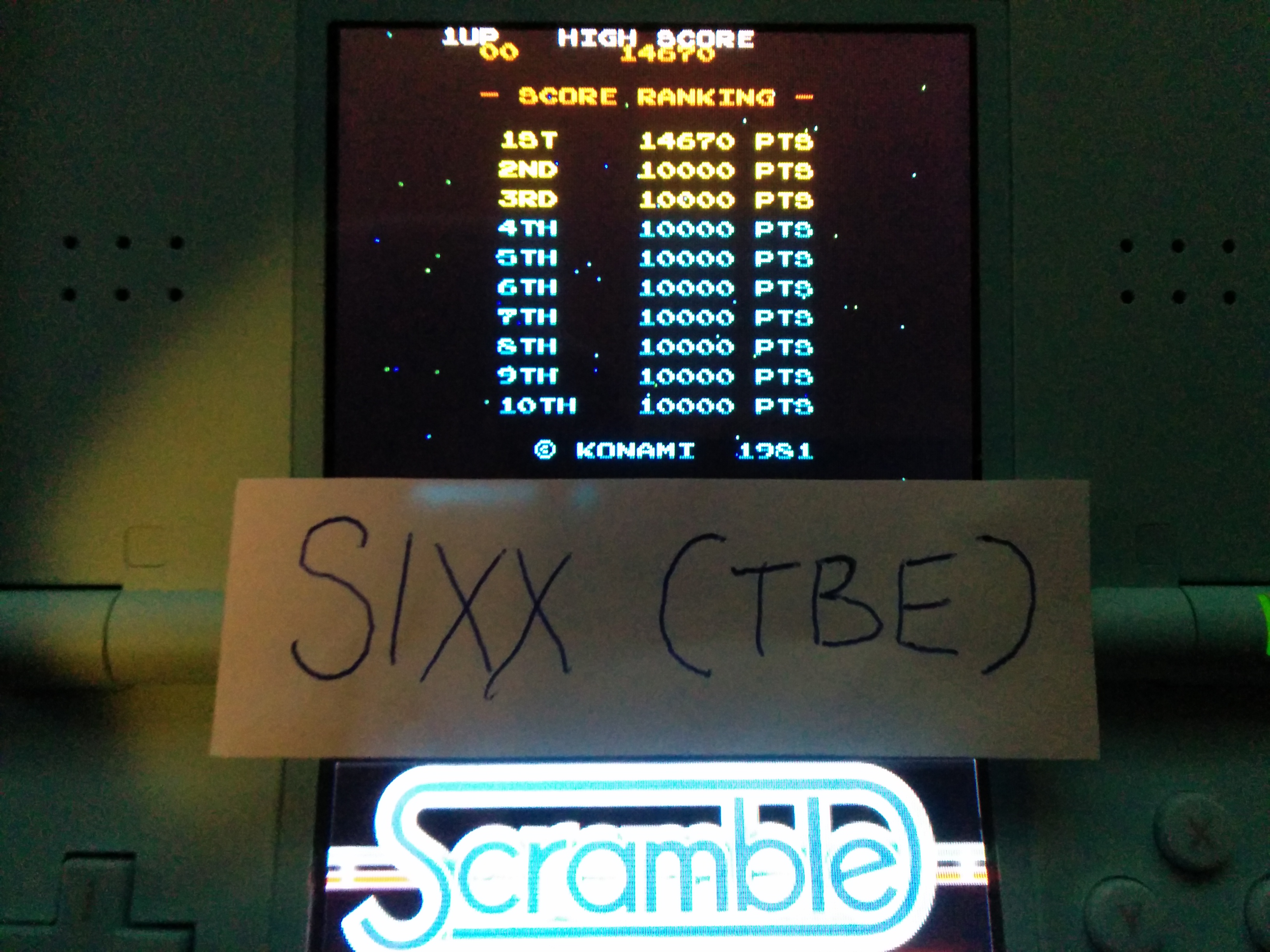 Sixx: Konami Classics Series: Arcade Hits: Scramble (Nintendo DS) 14,670 points on 2014-04-28 03:53:14