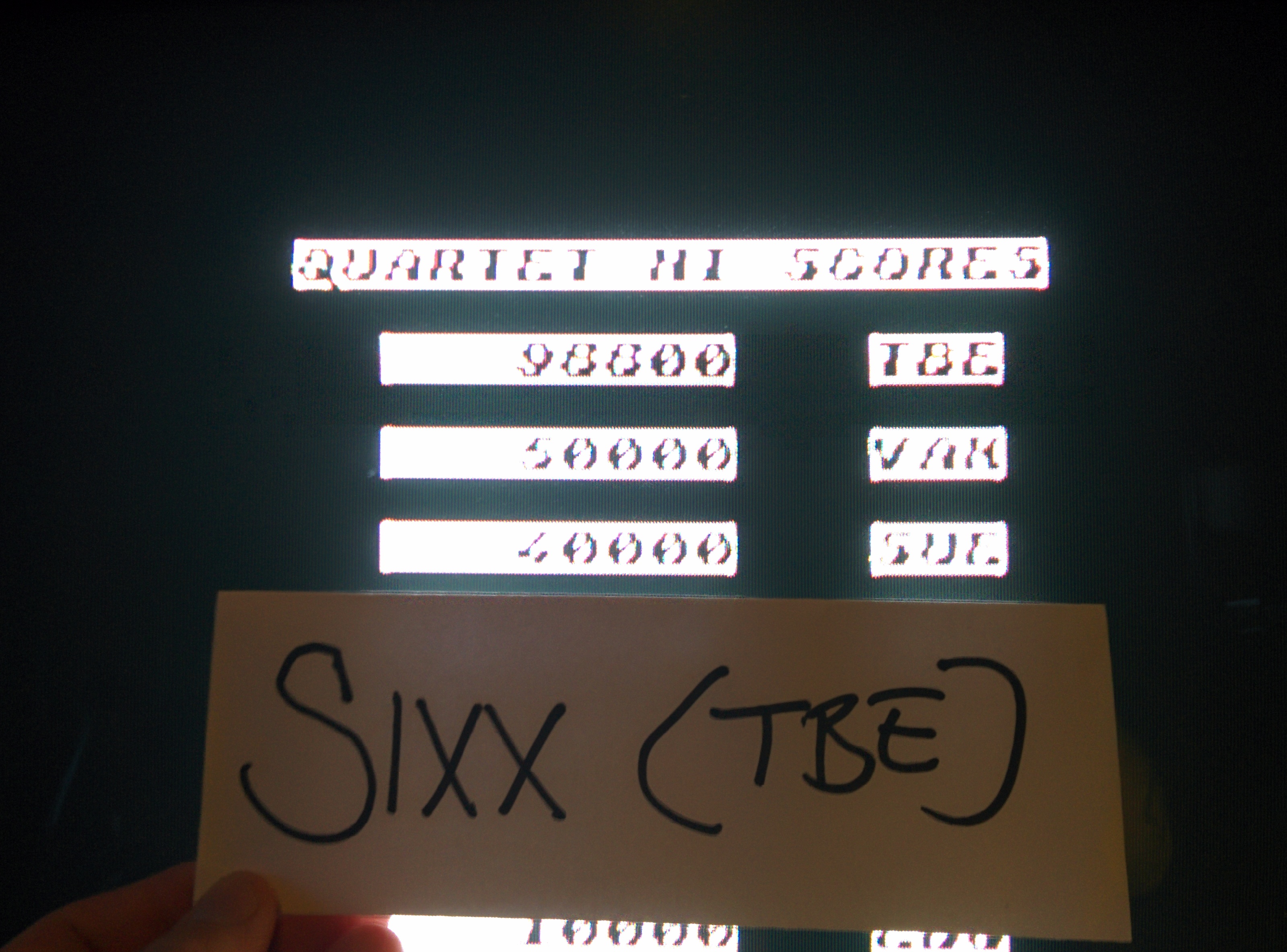 Sixx: Quartet (Commodore 64) 98,800 points on 2014-04-28 13:49:46