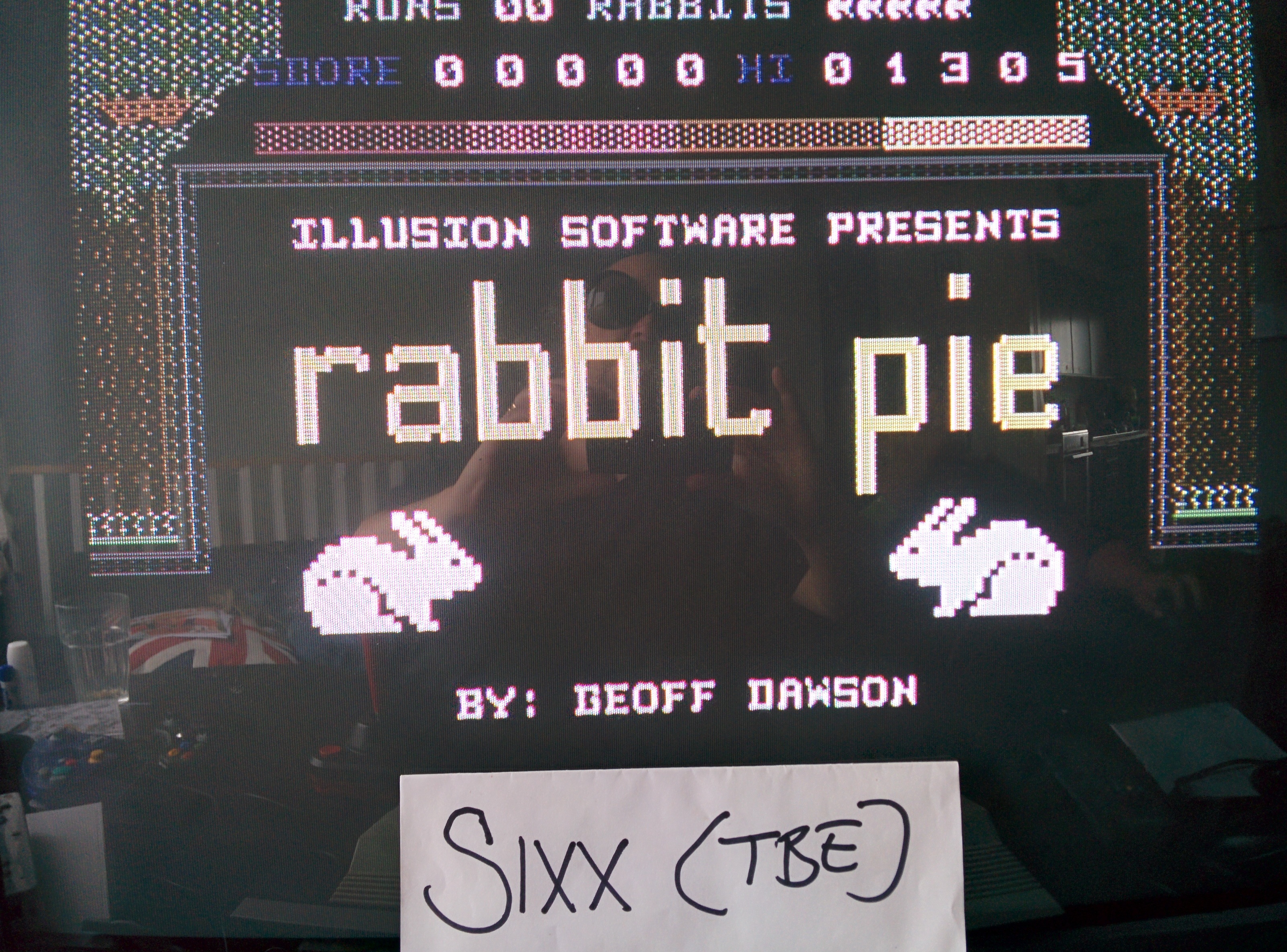 Sixx: Rabbit Pie (Commodore 64) 1,305 points on 2014-04-30 03:01:57