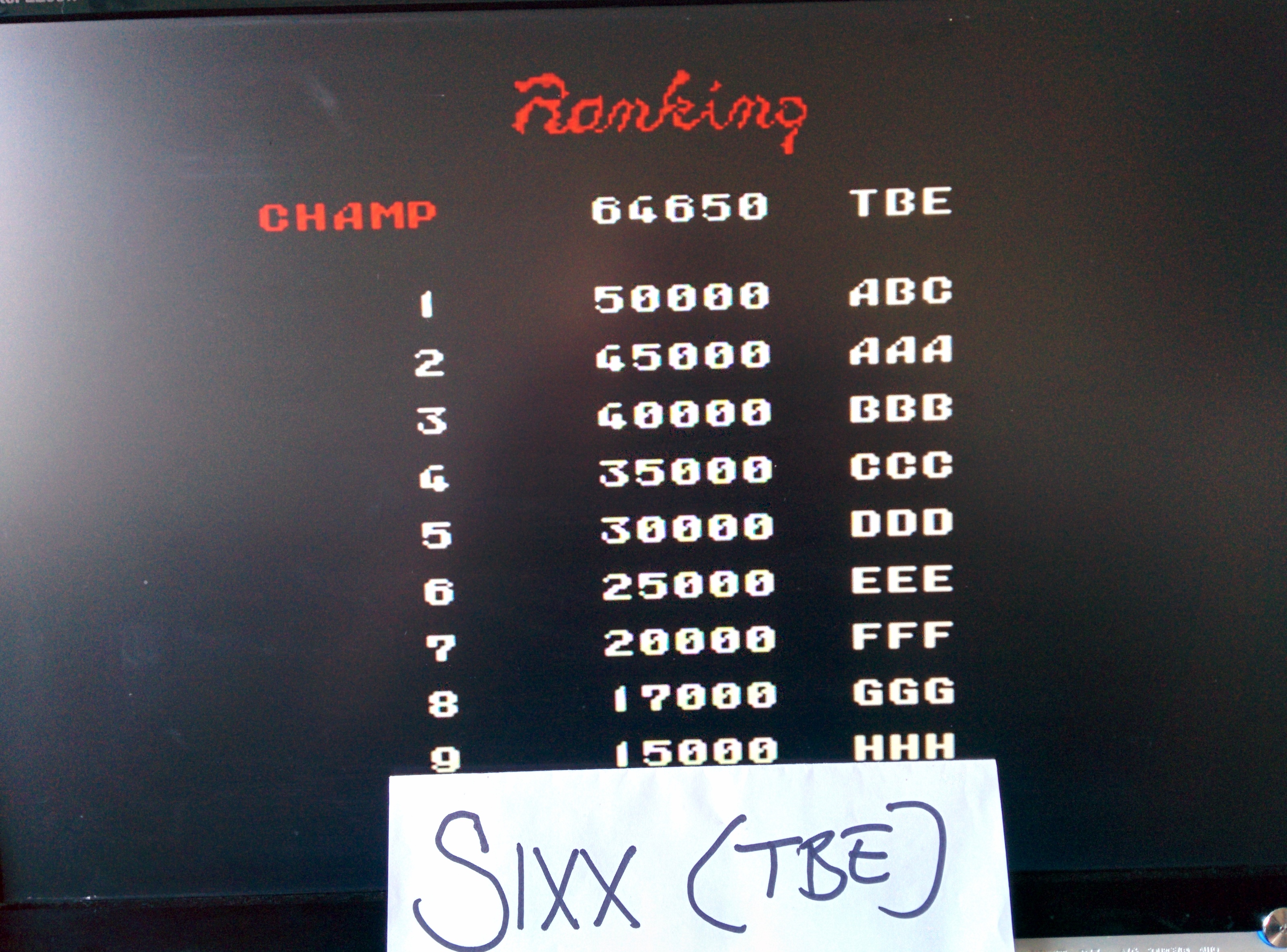 Sixx: Atomic Runner Chelnov (Arcade Emulated / M.A.M.E.) 64,650 points on 2014-05-01 11:02:52