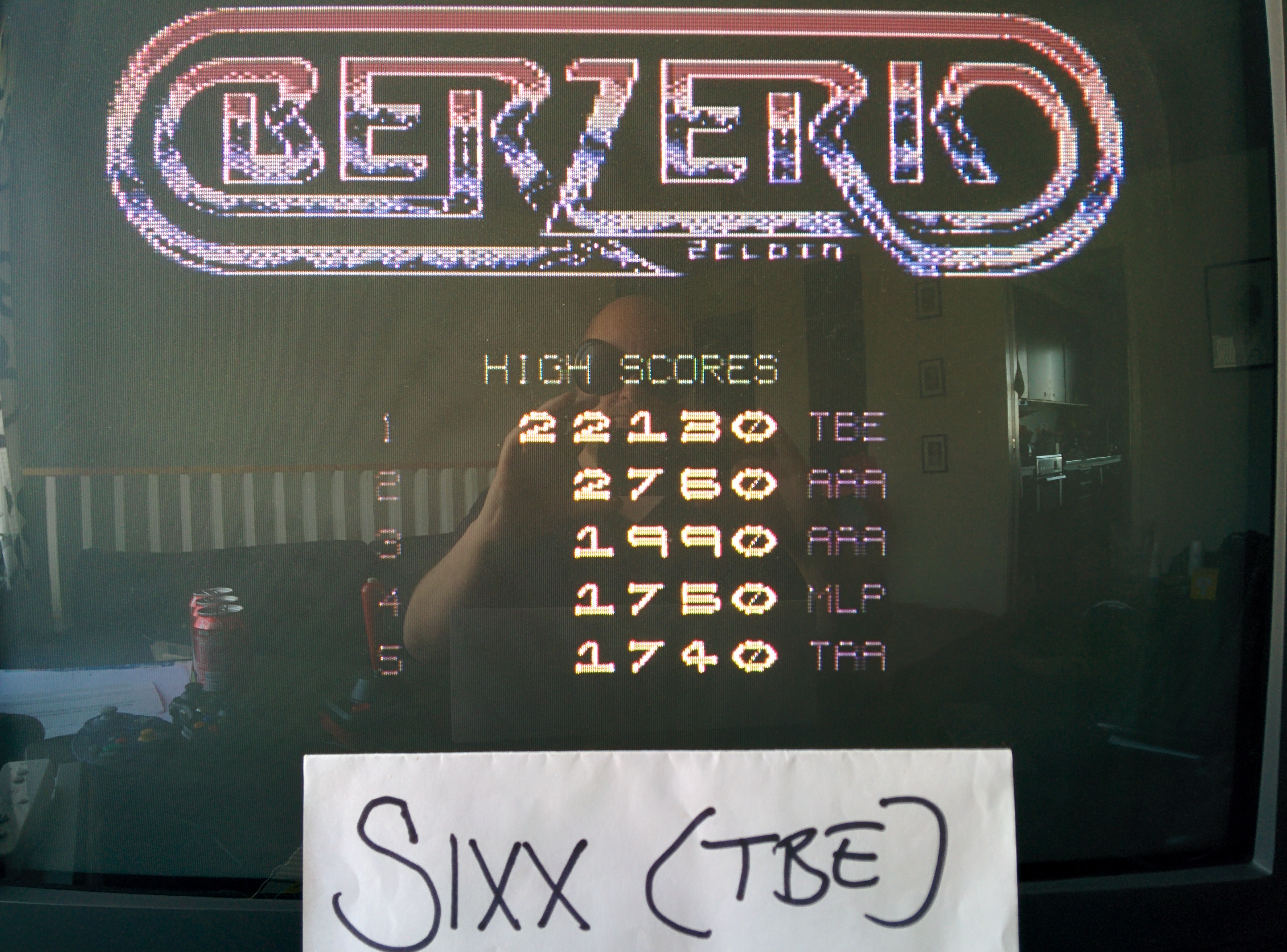 Sixx: Berzerk Redux (Commodore 64) 22,130 points on 2014-05-02 02:46:10