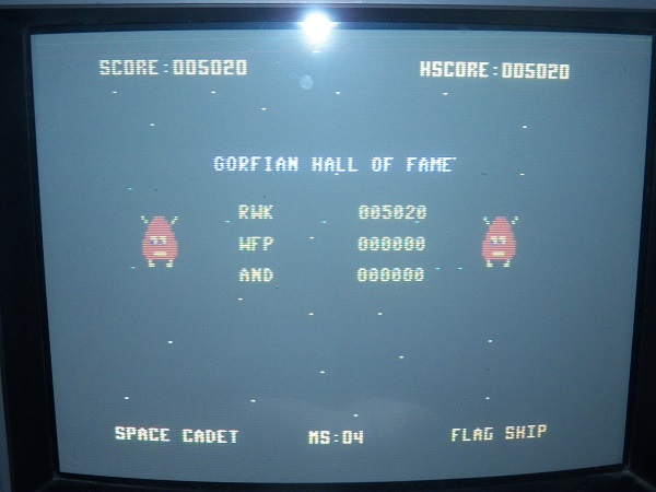 cncfreak: Gorf (Commodore 64) 5,020 points on 2013-09-25 22:40:10