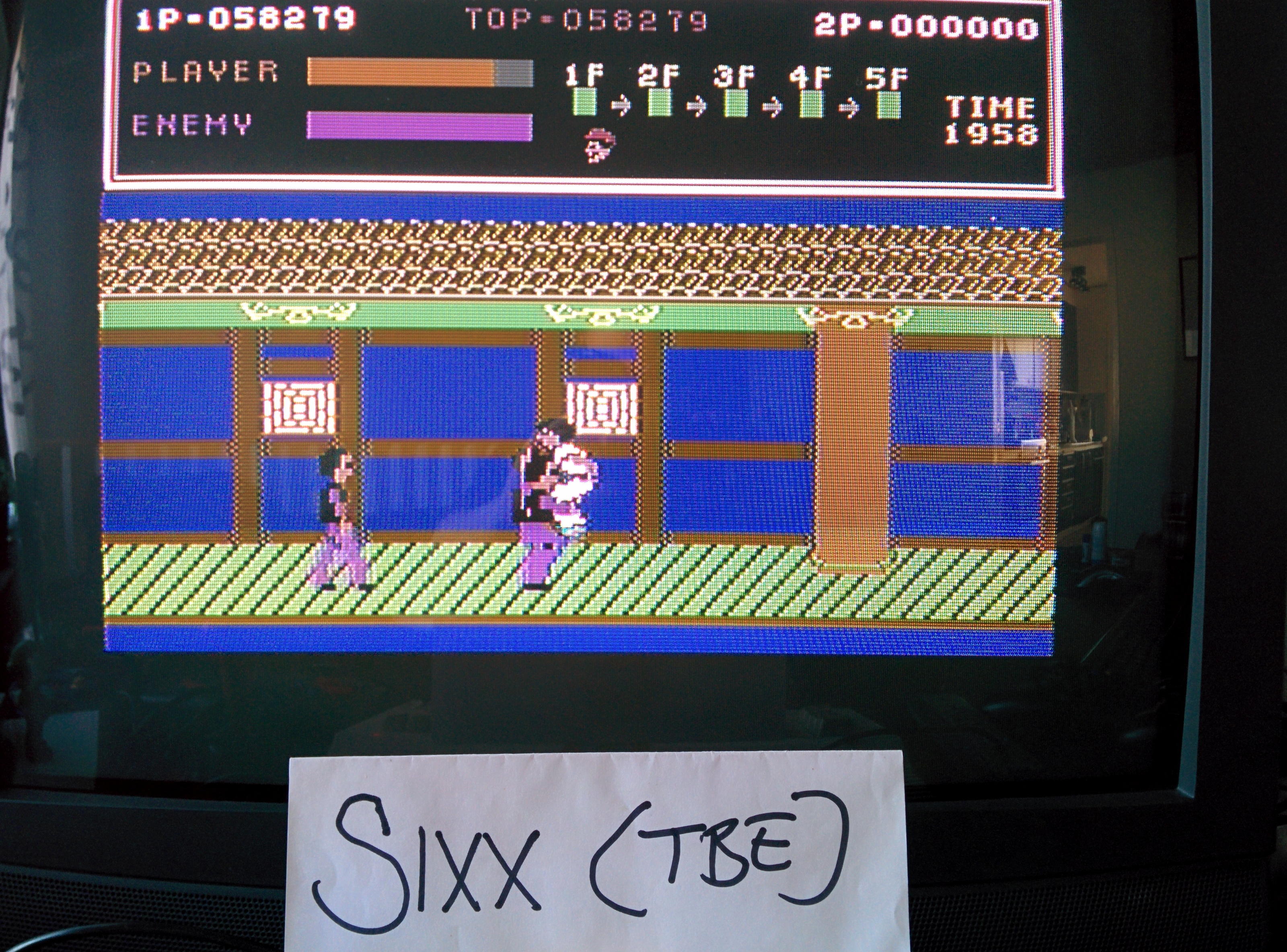 Sixx: Kung Fu Master (Commodore 64) 58,279 points on 2014-05-04 11:21:30