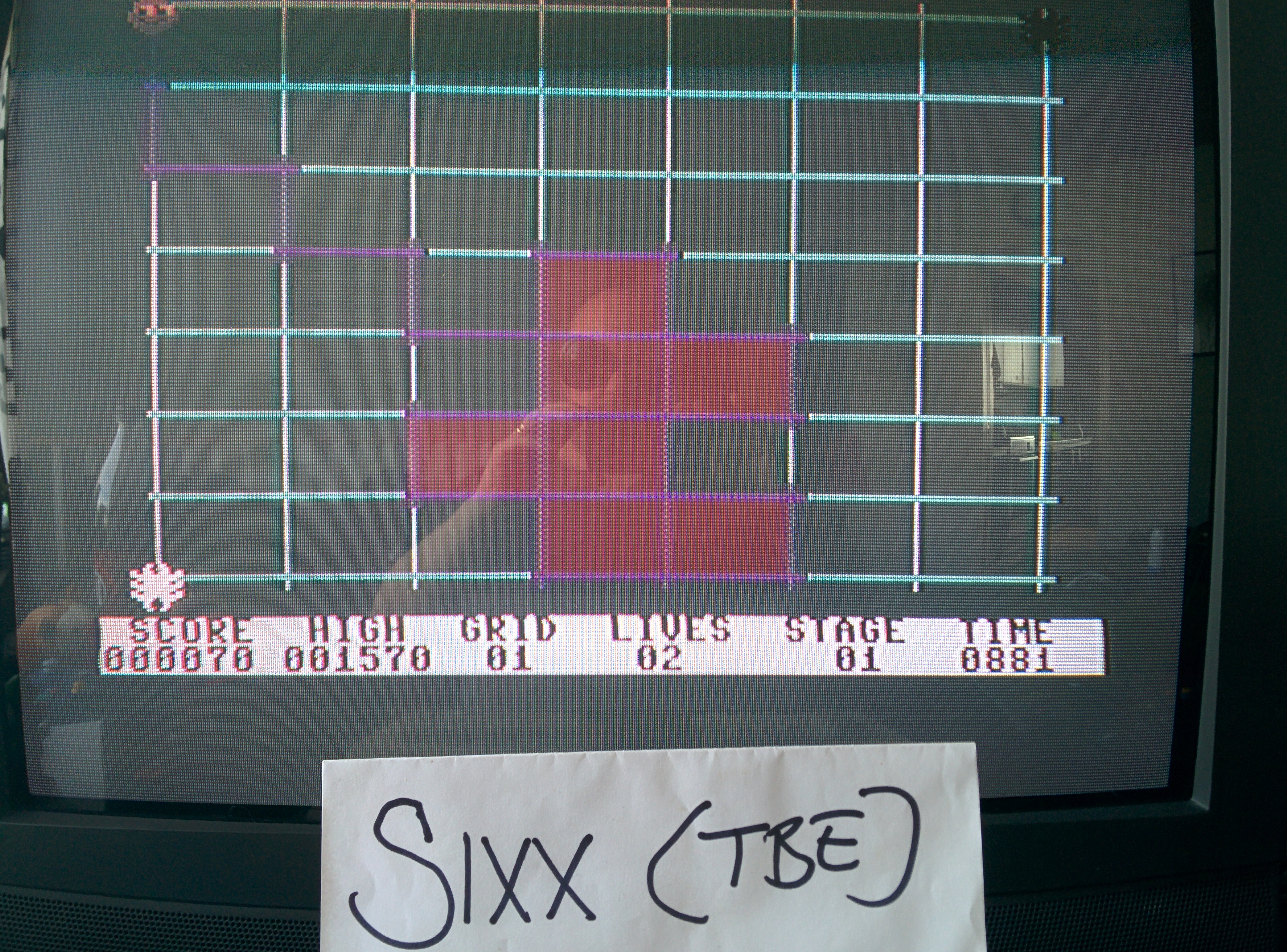 Sixx: Gridder (Commodore 64) 1,570 points on 2014-05-05 06:38:11