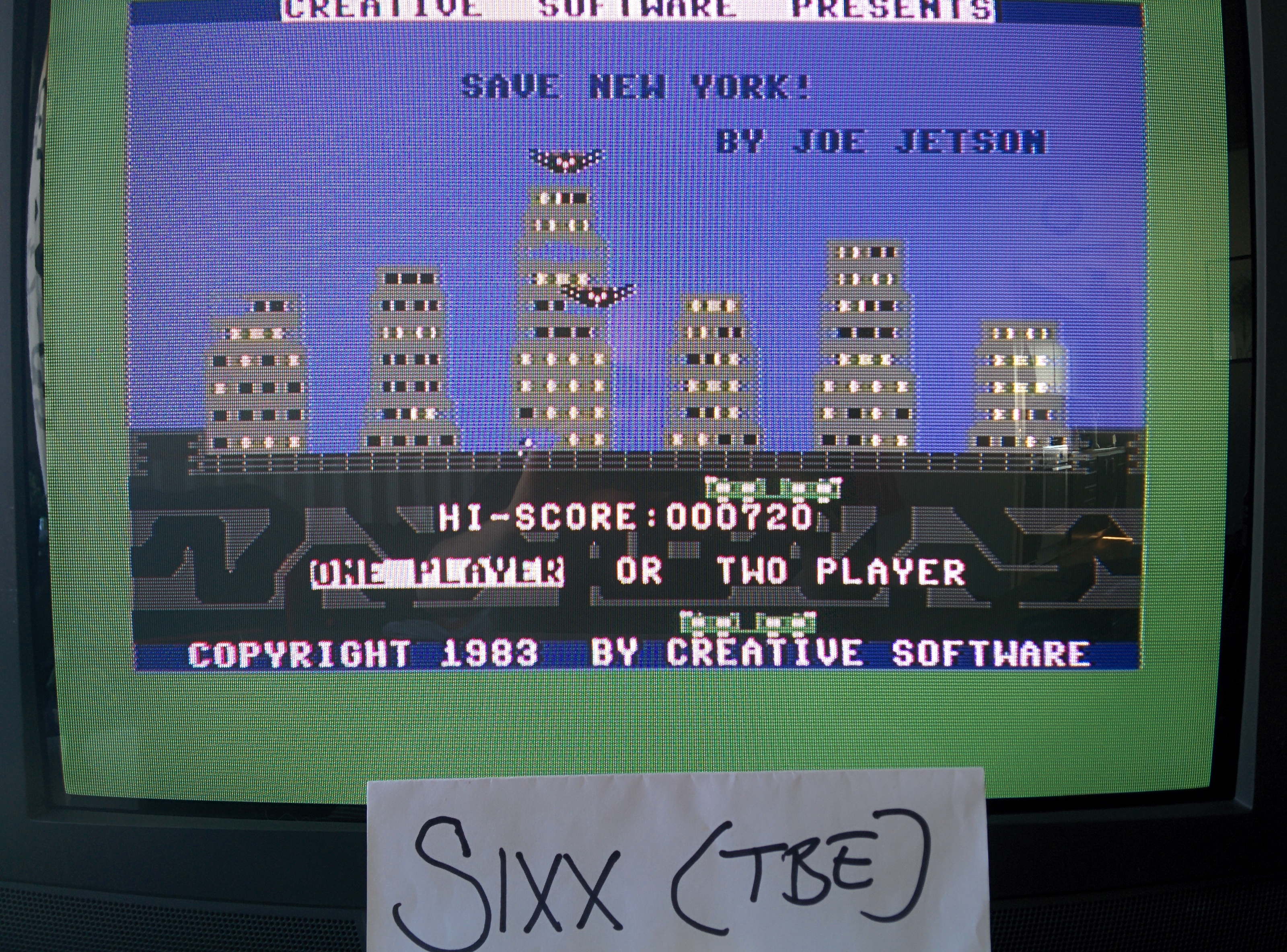 Sixx: Save New York (Commodore 64) 720 points on 2014-05-05 06:41:07