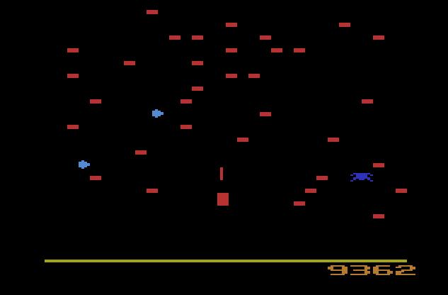 cncfreak: Centipede (Atari 2600 Emulated) 9,362 points on 2013-09-26 13:57:48