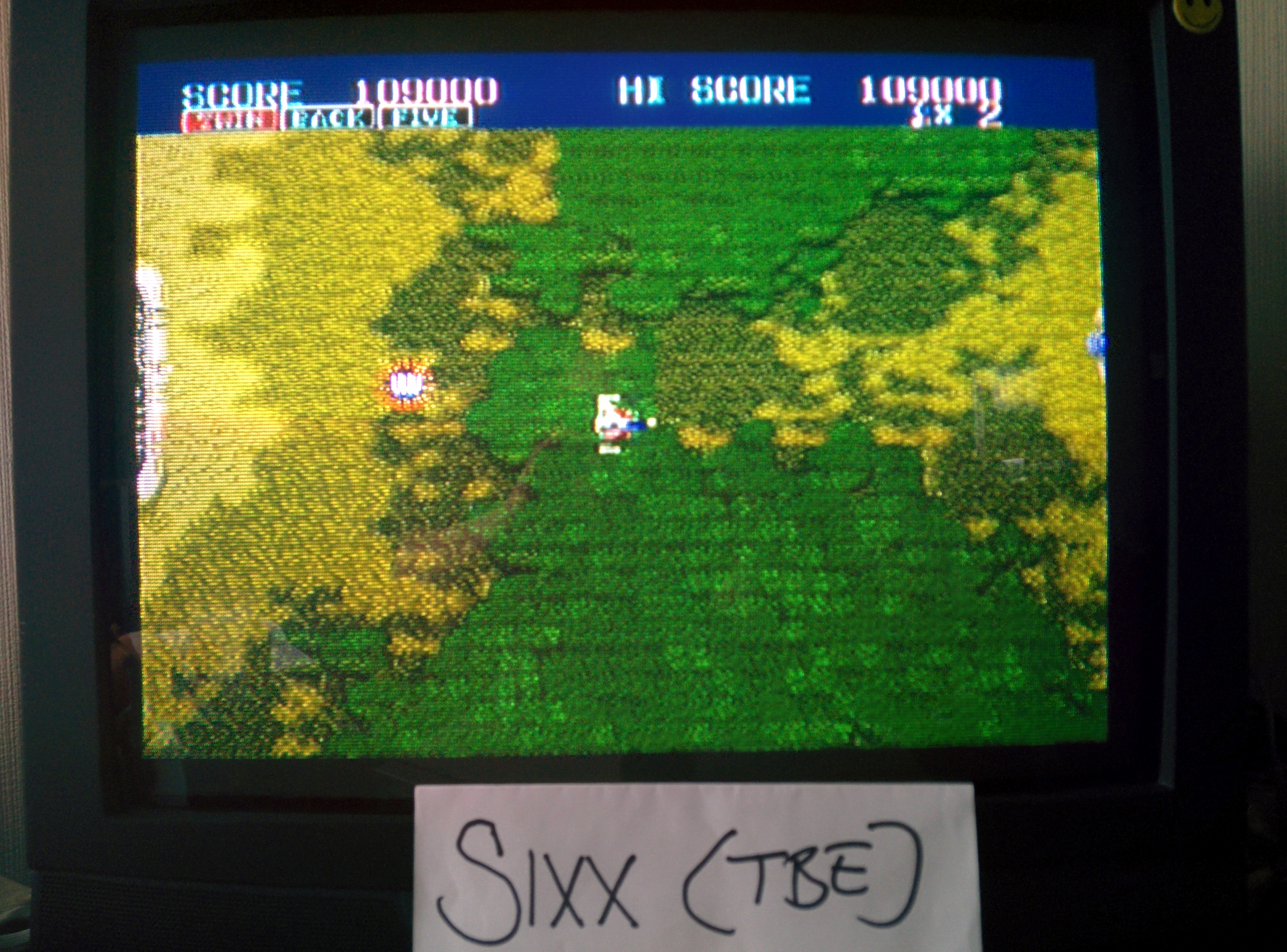 Sixx: Thunder Force 2 (Sega Genesis / MegaDrive Emulated) 109,000 points on 2014-05-07 02:03:39