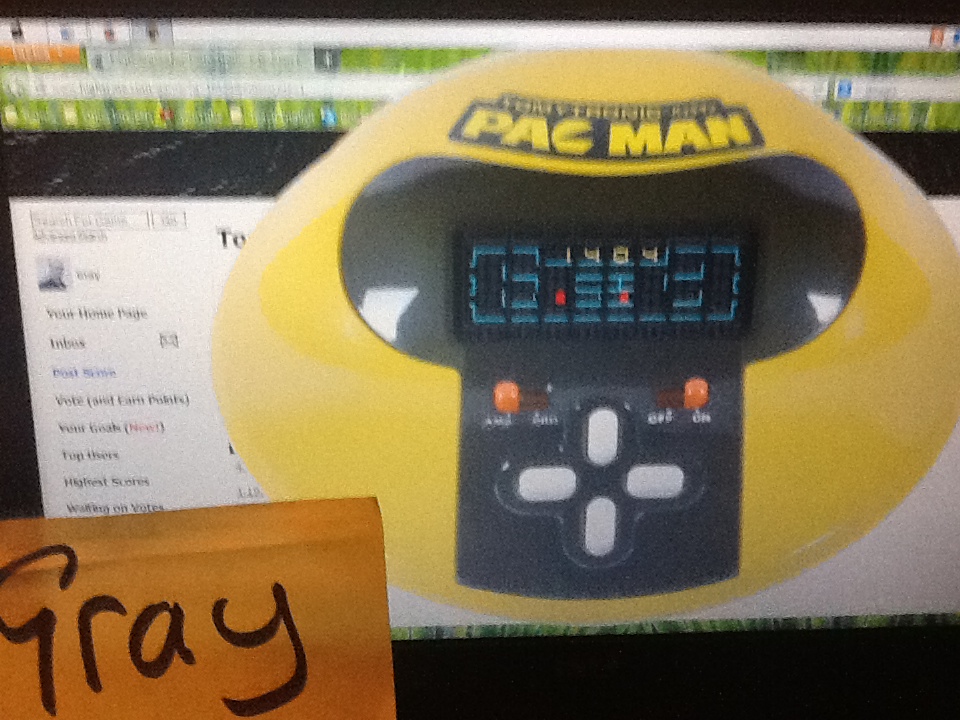 TomyTronic Pac-Man 1,404 points