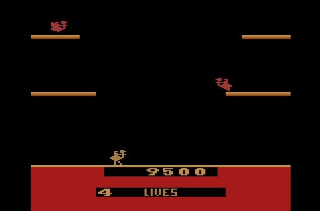 cncfreak: Joust (Atari 2600 Emulated) 9,500 points on 2013-09-26 14:10:39