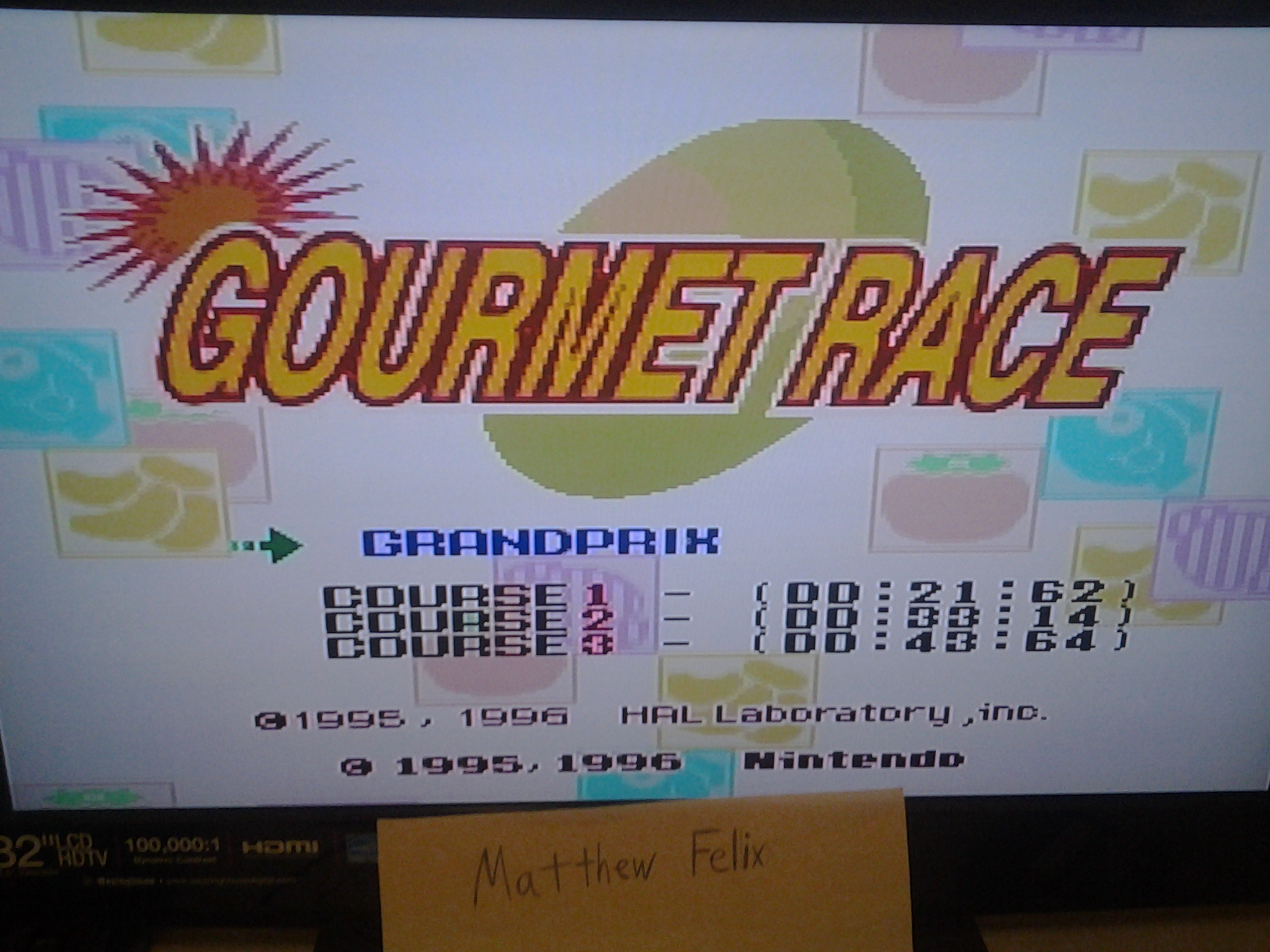 MatthewFelix: Kirby Super Star: Gourmet Race (SNES/Super Famicom) 0:01:38.4 points on 2014-05-11 23:15:47