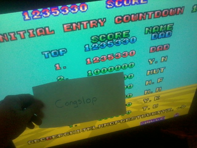 Space Harrier 1,235,330 points
