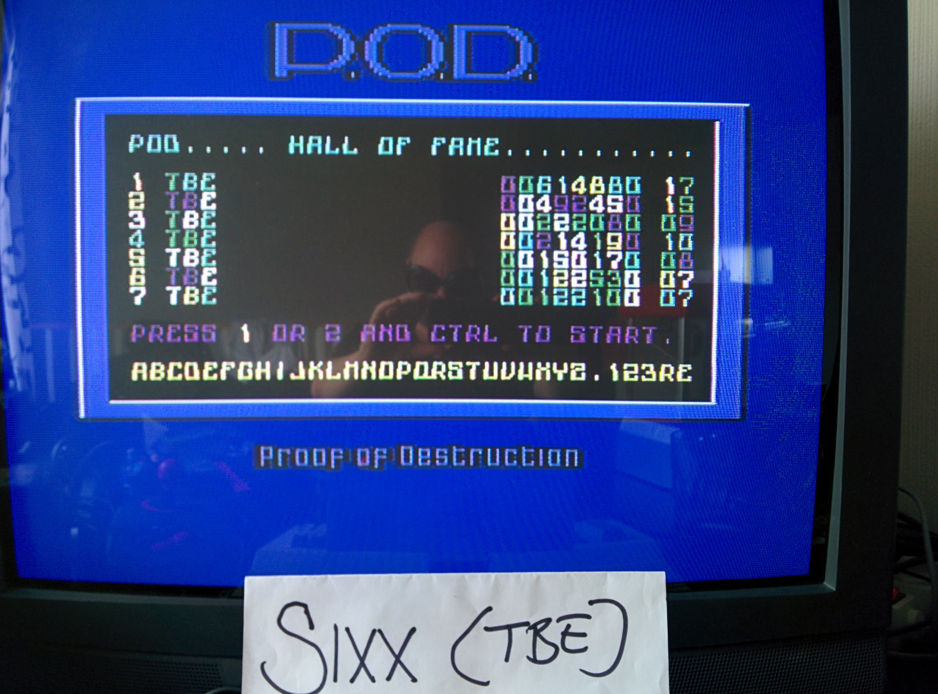 Sixx: Proof of Destruction [P.O.D.] (Commodore 64) 614,880 points on 2014-05-14 10:18:31