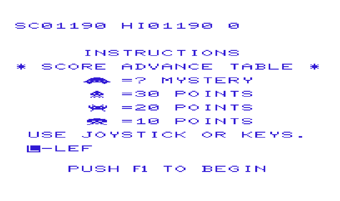 cncfreak: Avenger (Commodore VIC-20 Emulated) 1,190 points on 2013-09-26 22:14:25