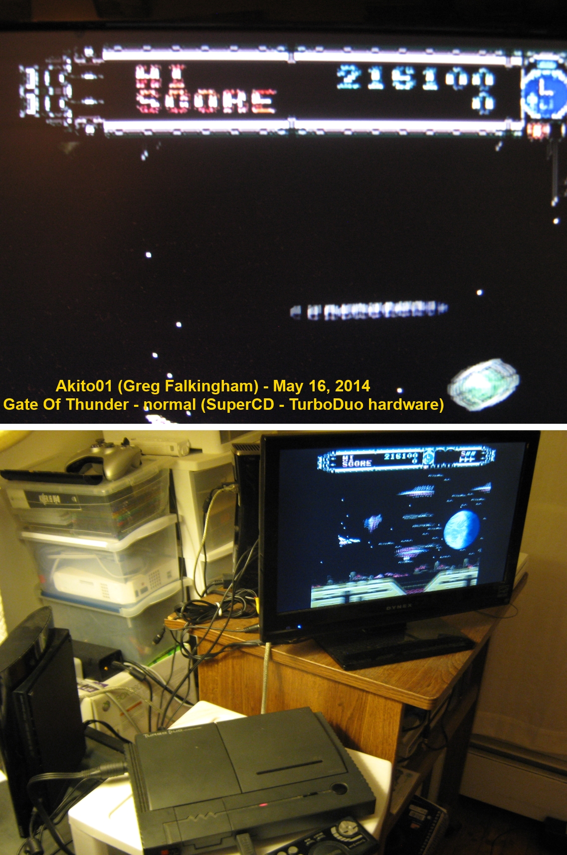 Akito01: Gate of Thunder (TurboGrafx-16/PC Engine) 216,100 points on 2014-05-16 08:47:12