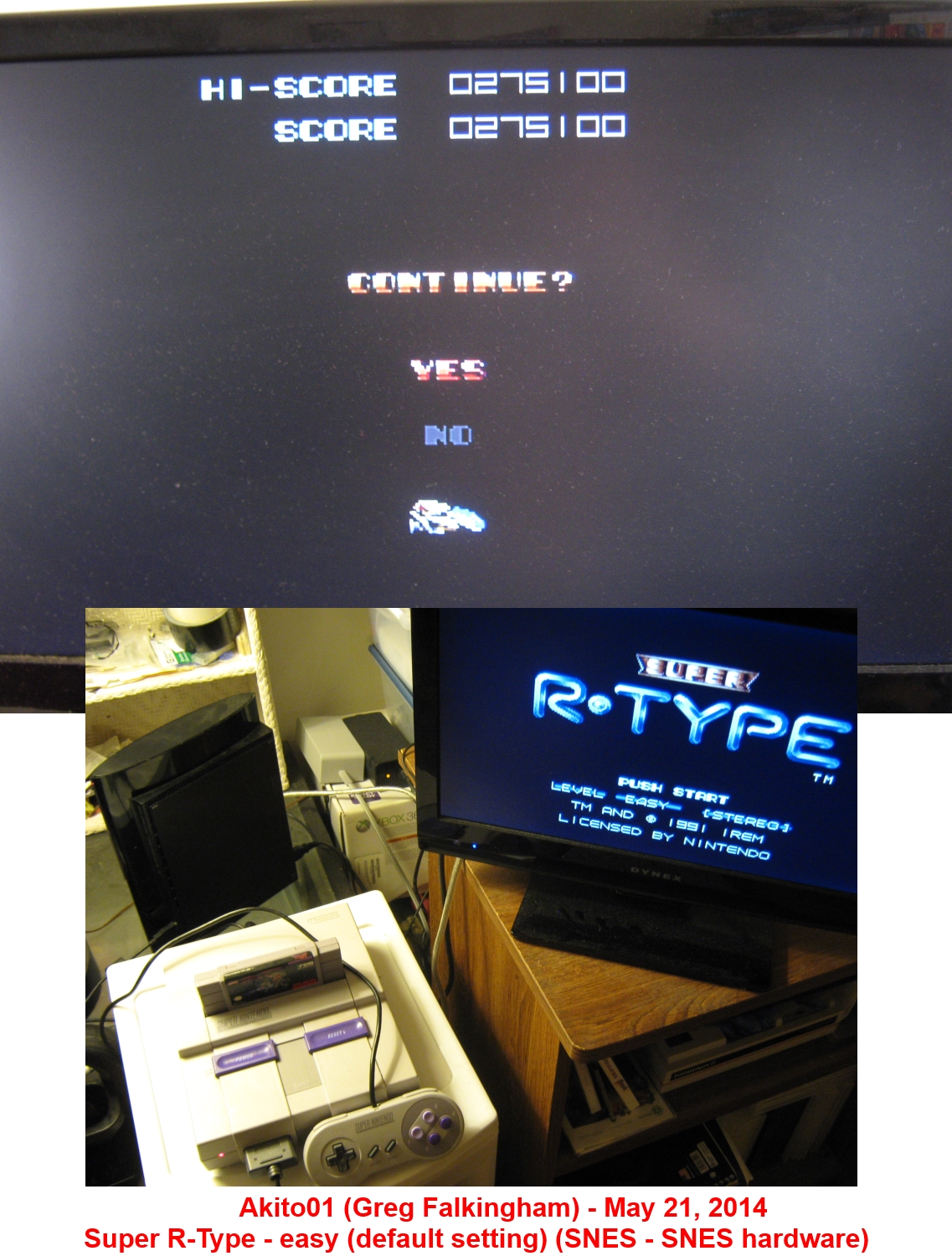 Super R-Type [Easy] 275,100 points