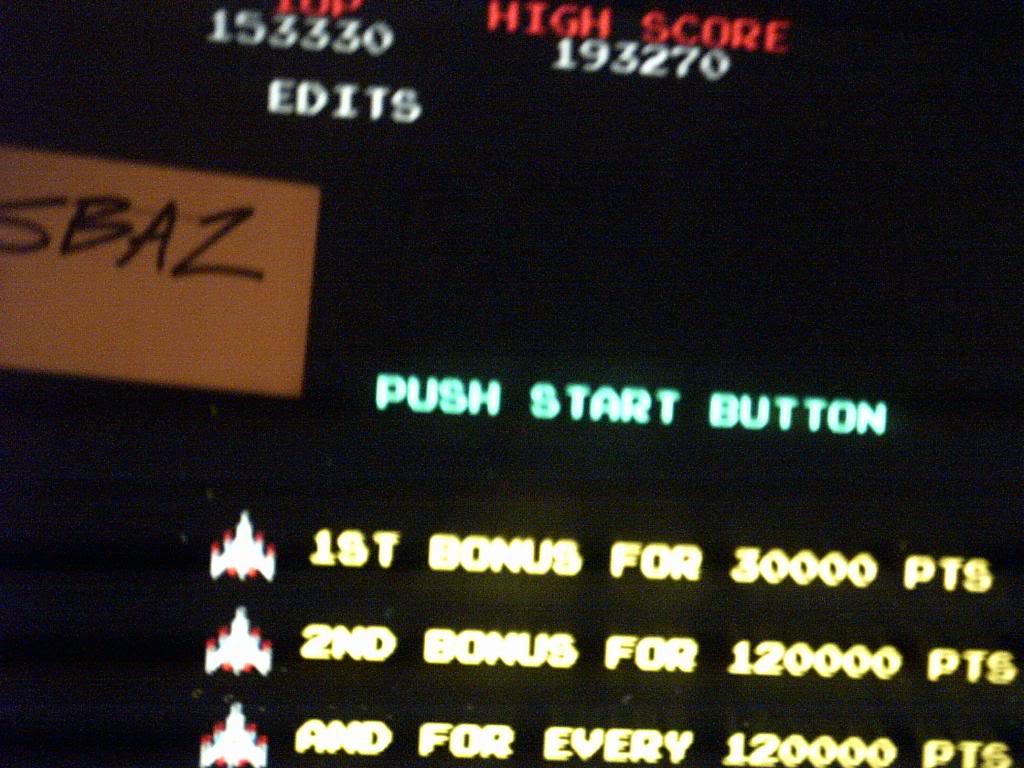 Galaga 193,270 points