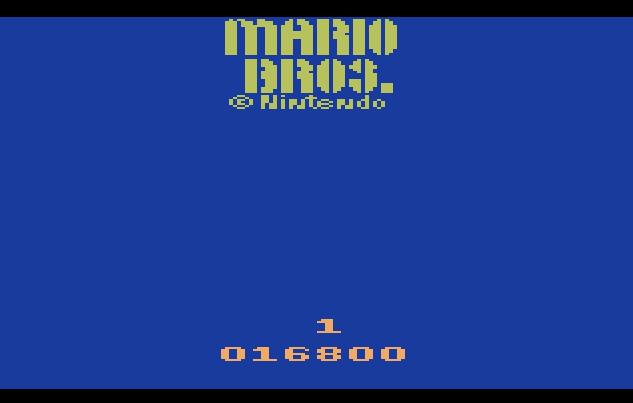 Mario Bros 16,800 points