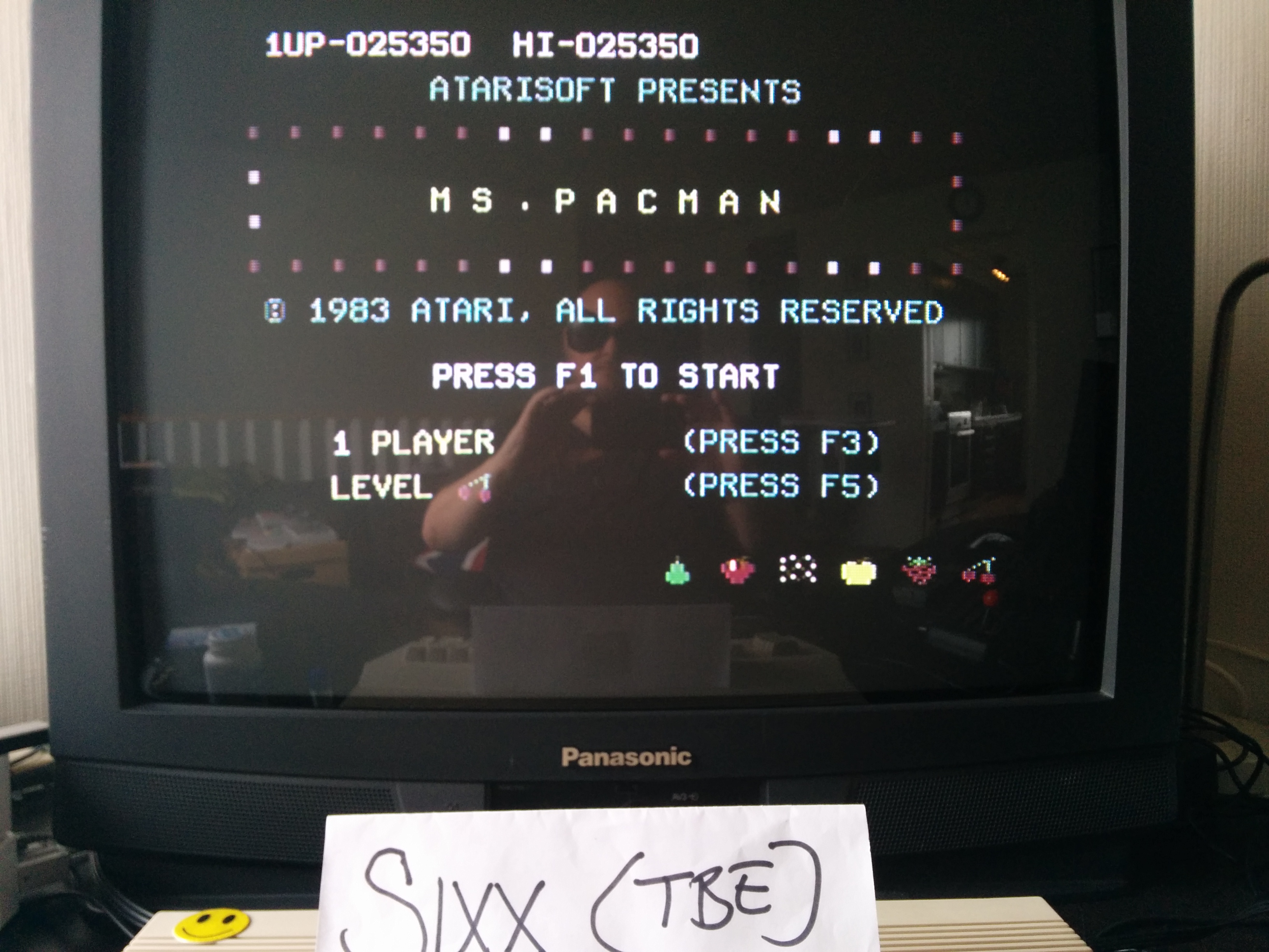 Sixx: Ms. Pac-Man (Commodore 64) 25,350 points on 2014-06-04 02:54:02