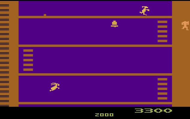 cncfreak: Kangaroo (Atari 2600 Emulated) 3,300 points on 2013-09-27 07:35:19