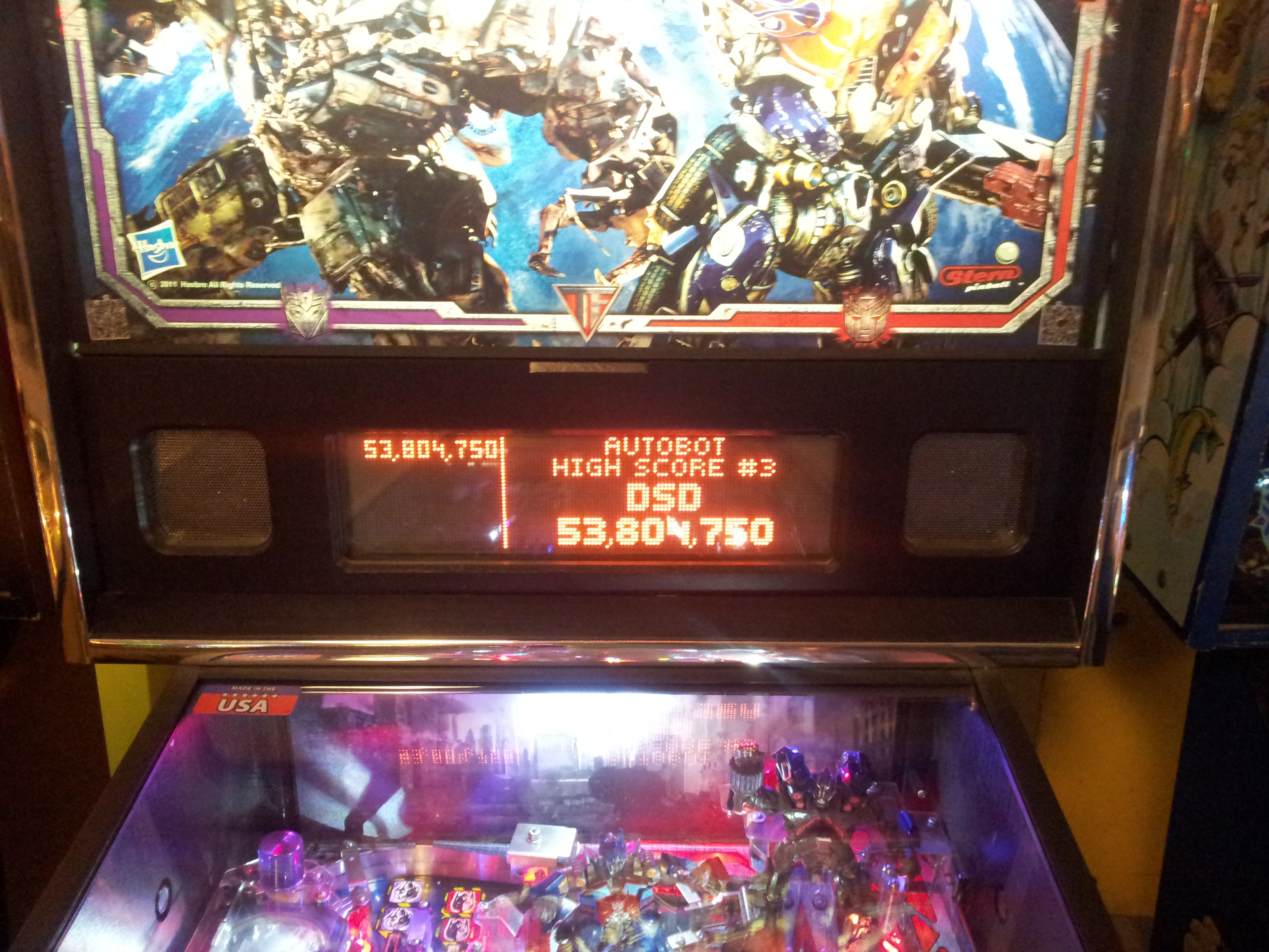 Transformers 53,804,750 points
