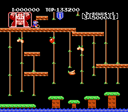 MatthewFelix: Donkey Kong Jr (NES/Famicom Emulated) 133,200 points on 2014-06-10 20:01:46