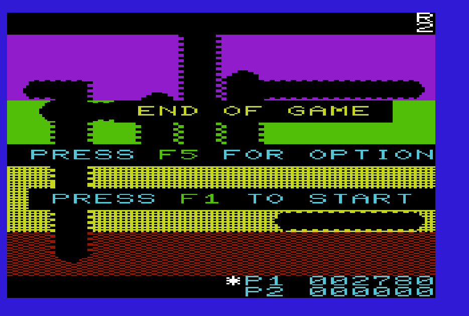 cncfreak: Dig Dug (Commodore VIC-20 Emulated) 2,780 points on 2013-09-27 14:30:14
