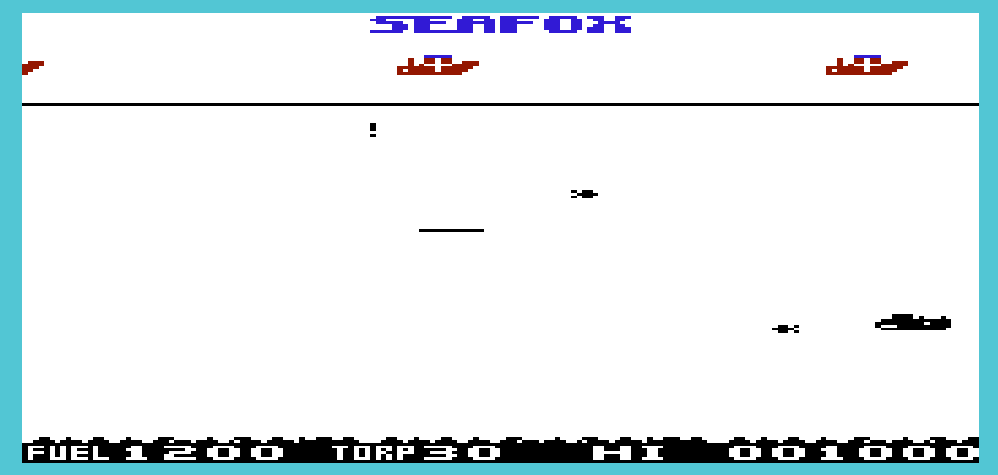 cncfreak: Seafox (Commodore VIC-20 Emulated) 1,000 points on 2013-09-27 14:30:54